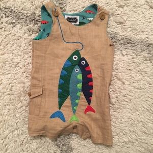 Mud pie fish romper